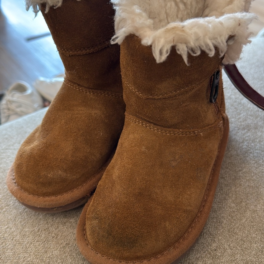 Cozy Brown Kids' Boots- Koolaburra